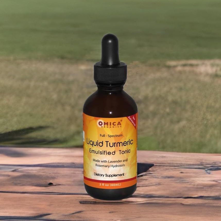 Omica Organics Liquid Turmeric Emulsified Tonic 2 oz