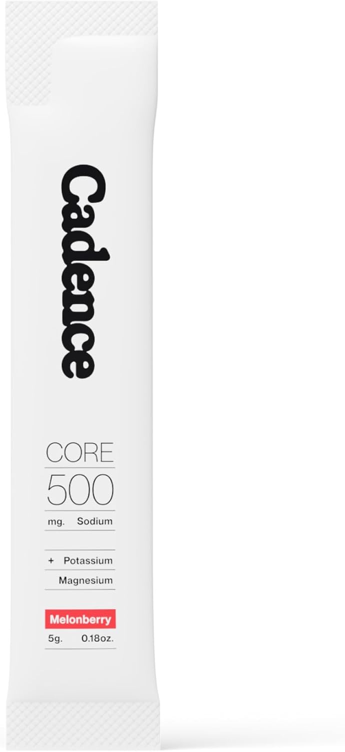 Cadence Sachets Core Melonberry - Carton (5g x 30) Science-Backed Hydration | Zero Caffeine | Vegan, Keto & Paleo Friendly | Sodium, Potassium & Magnesium for Performance & Recovery