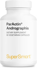 Supersmart - ParActin Supplement 300mg per Day (High Strength) - Andrographis Paniculata | Non-GMO & Gluten Free - 90 Vegetarian Capsules