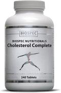 Cholesterol Complete - Natural Cholesterol Support for Cardiovascular and Heart Health* - Red Yeast Rice, CO-Q-10, Hawthorn, Magnesium (240 Tablets)