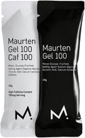 MAURTEN Gel 100 Mix Box - 6-Pack of 40g - 25g Carbohydrates per Serving - 4 x Gel100 and 2x Gek100 CAF100 (100mg caffein) - Stomach-Friendly Patented hydrogel Technology - Free of preservatives