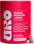 O Positiv URO Vaginal Moisture & Mood – Formulated to Support Vaginal Moisture, Mood & Relaxation – with KSM-66® Ashwagandha, Ginkgo Biloba, Mucuna pruriens, and GABA – 30 Servings