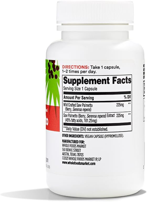365 by Whole Foods Market, Saw Palmetto, 60 Count