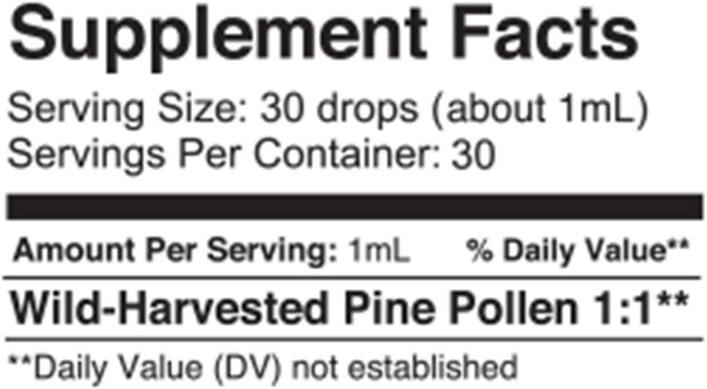Surthrival: Pine Pollen Pure Potency Extract (1.69 fl oz), Increased Stamina, Hormone Balance, Energy & Endurance Restoration