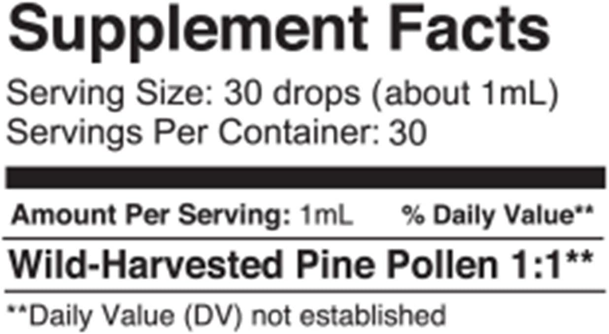 Surthrival: Pine Pollen Pure Potency Extract (1.69 fl oz), Increased Stamina, Hormone Balance, Energy & Endurance Restoration