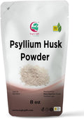 Psyllium Husk Powder 8 oz | 98% Purity | Daily Fiber for Baking, Smoothies, Cooking, and Beverages | Unflavored, Fine Ground, Non-GMO | Keto Friendly Soluble Fiber Supplement by Yogi's Gift®