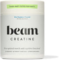 Beam Creatine Powder, Third Party Tested, Micronized Creatine Monohydrate Supplement, Creatine for Women and Men, Muscle Strength, Recovery, Health and Wellness Gift, 30 Servings, Blue Raspberry