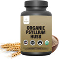 Organic Psyllium Husk Capsules, Natural Fiber Supplement for Gut Health* - Alternative to Psyllium Husk Powder, Zealthy Life, 250 Capsules