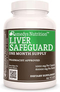 Remedy's nutrition Liver Safeguard™ | 1,000 mg, 60 Vegan Capsules Proprietary Herbal Dietary Supplement | Two Month Supply