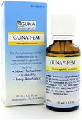 Guna Fem Homeopathic Medicine for Menstrual Cramps, Female Hormonal Imbalance, Mood Swings and Menstrual Irregularities - 1 Ounce