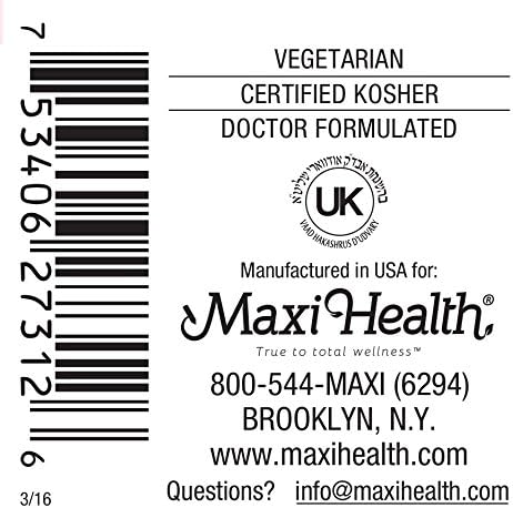 Maxi Health Active Pro-10 Kids Probiotic Chewables – 15 Strains for Digestive & Immune Health –10 Billion probiotic Blend- Dairy-Free, Kosher – Supports Gut Health, Vegetarian – 60 ct (Shelf Stable)