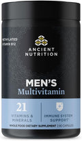 Ancient Nutrition Multivitamin for Men, Multi Men's, Vitamin D, C, E, B12, Zinc, Magnesium, Supports Healthy Immune System and Bone Health, 90 Ct
