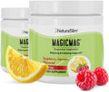 NaturalSlim Magicmag Pure Magnesium Citrate Powder Stress, Constipation, Muscle, Heart Health, and Sleep Support | Raspberry Lemon Magnesium Supplement - 8oz Drink Mix (2 Pack)