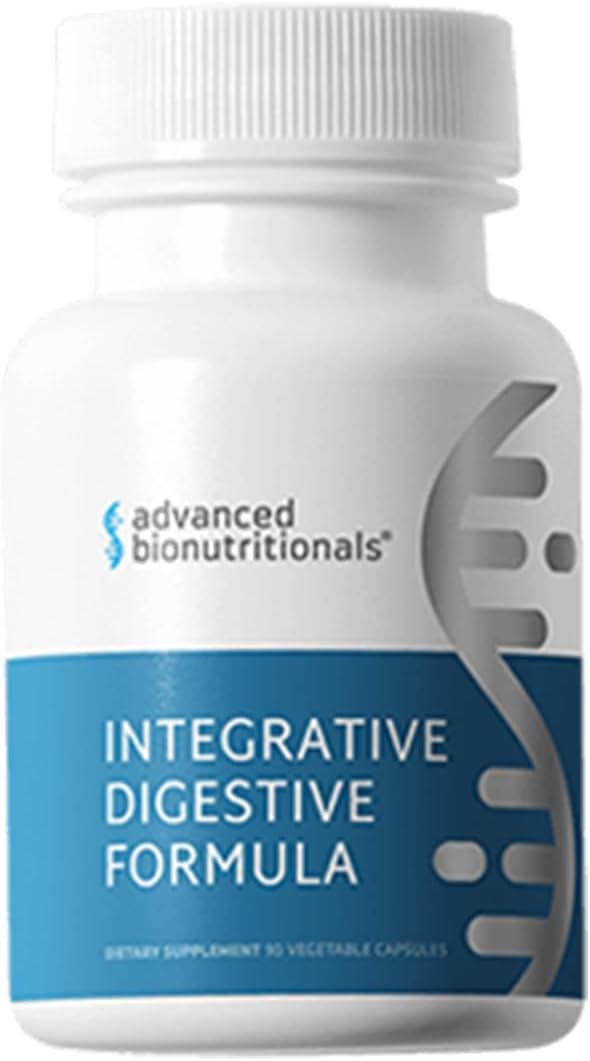 – Integrative Digestive Formula, Support Healthy Digestion with Ginger Root, Natural Digestive Relief for Heartburn, Bloating, Constipation, Diarrhea, Non GMO (60 Tablets)