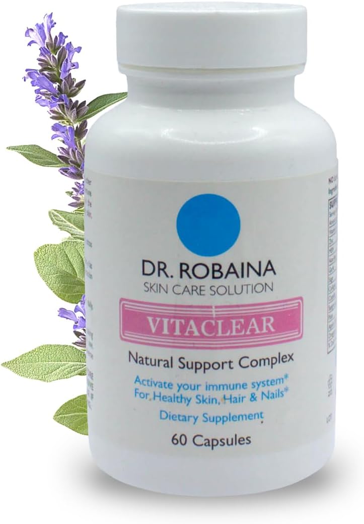 Dr. Robaina VITADERM Vitaclear Complex - Boosts Immune System for Healthy Skin, Hair, and Nails - Recovery and Prevention Support