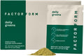 FACTOR FORM Daily Greens Superfood Powder | 5 Functional Blends for Gut Health | Energy & Immunity Support | Prebiotics, Probiotics, Adaptogens| 30 Packets | Citrus Flavor