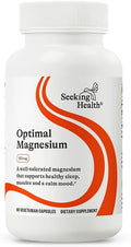 Seeking Health Optimal Magnesium - Mineral Supplement Aids Optimal Magnesium Absorption - Bioavailable Forms of Magnesium for Energy, Sleep & Bone Health Support - 150 mg, 90 Capsules
