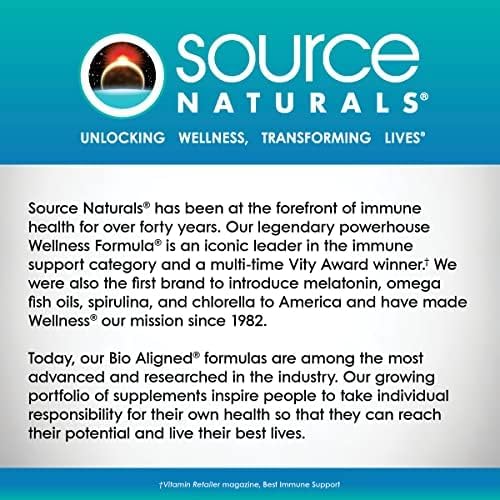 Source Naturals Wellness Herbal Resistance Liquid Immune Defense Supplement & Immunity Booster with Echinacea, Elderberry & Yin Chiao* - 30 Vegetarian Capsules