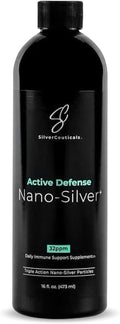 Colloidal Silver w/Nano Technology - 32ppm 16oz - 8X More Effective - Natural Immune Support - Save The Sick Days - Ages 5 & Up - Outperforms Higher PPM Silvers - No Taste & Smell - 3rd Party Tested