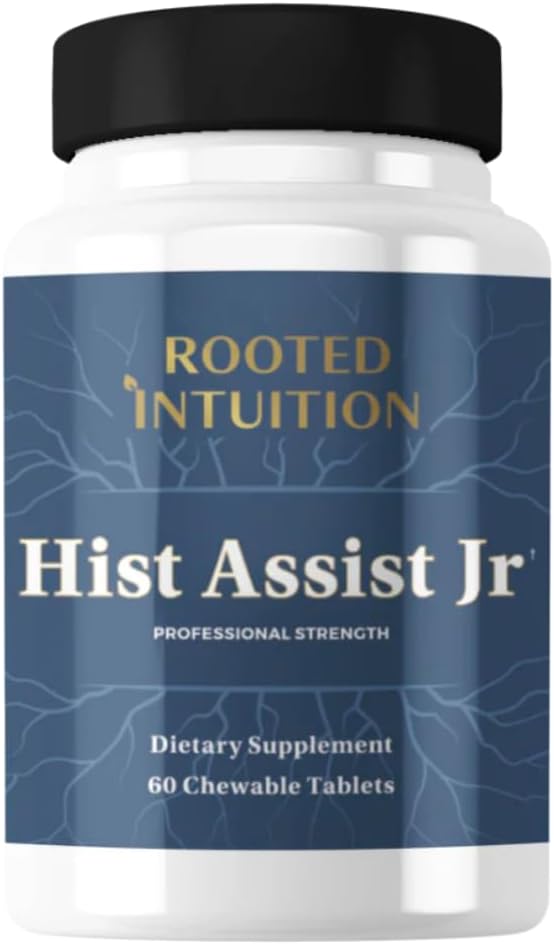 Hist Assist Jr – Kids Chewable Seasonal Support with Quercetin, NAC, Bromelain & Vitamin C | Tasty Berry Flavor | Non-GMO, Gluten Free | 60 Chewable Tablets