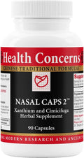 Health Concerns Nasal Caps 2 – Sinus & Nasal Support Supplement – Nose Congestion & Sinus Pressure Support – Traditional Chinese Formula with Xanthium, & Cimicifuga – 90 Capsules