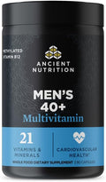 Ancient Nutrition Multivitamin for Men, Multi Men's 40+ Once Daily Vitamin Supplement, Magnesium, Methylated Vitamin A, B and K2, Supports Immune System, 90 Ct