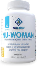 NuEthix Formulations Nu-Woman - Targeted Feminine Hormone System Support - Nutrients to Support Your Body Healing and Working The Way its Supposed to Work - 60 Tablets