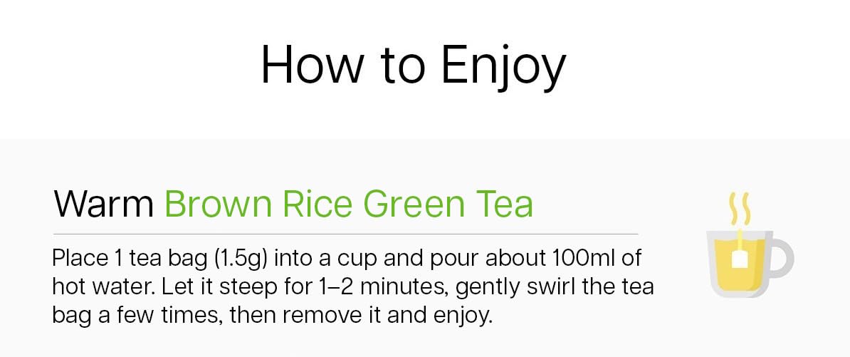 Damtuh Korean Brown Rice Green Tea – Roasted Genmaicha Blend, Nutty & Refreshing Flavor, 150 Tea Bags (1.5g each)