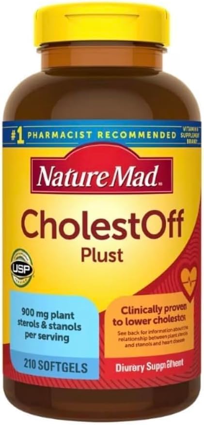 GOOFY TURTLE Nature Cholest-Off Plus, 210 Softgels Bundle | Gluten Free | Take 2 Softgels Twice Daily