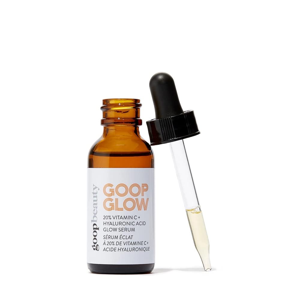 goop Beauty 20% Vitamin C + Hyaluronic Acid Serum | Hydrating, Firming, & Brightening | Improves Tone & Texture | Paraben and Silicone Free | 1 fl oz
