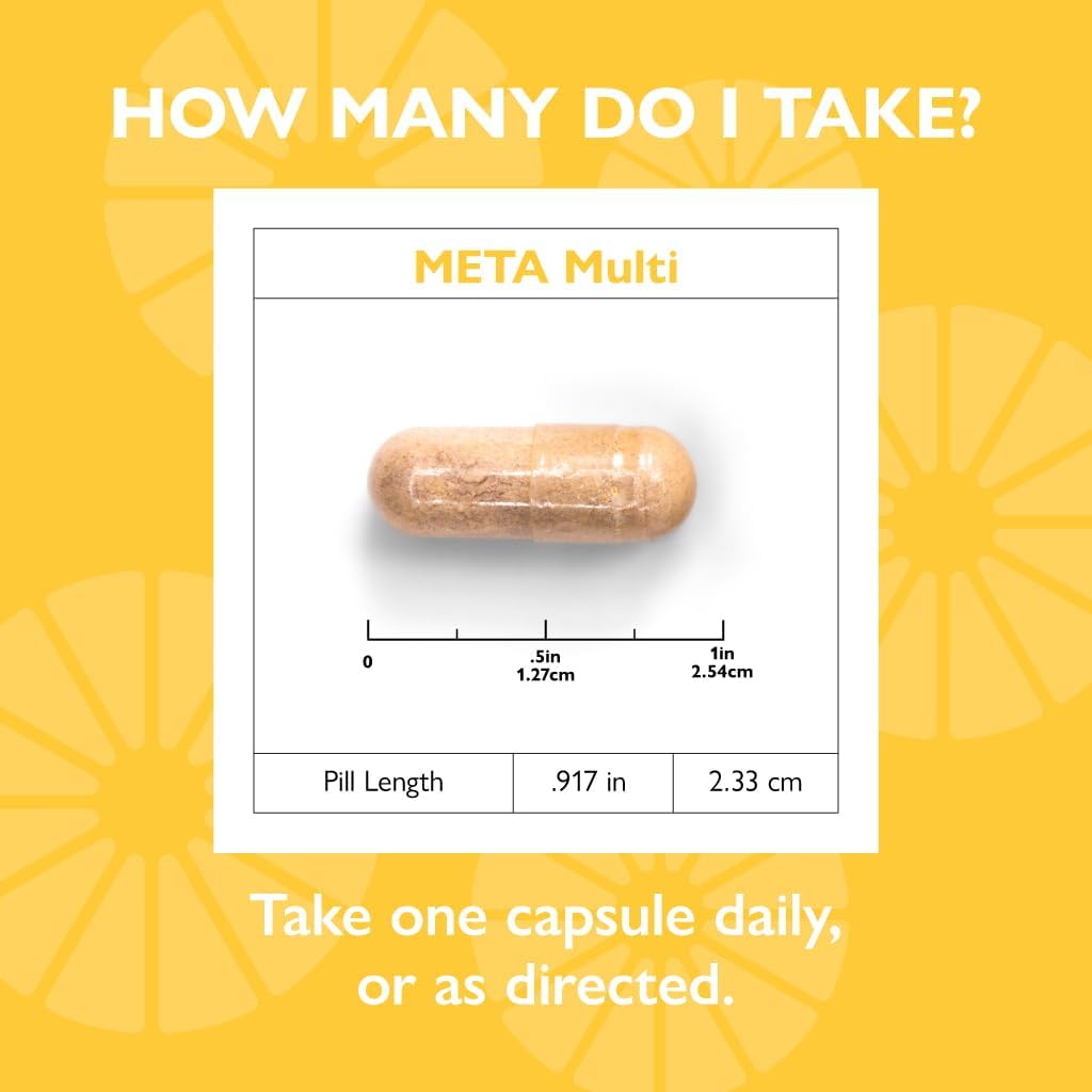 Celebrate Vitamins META Multi GLP-1 Multivitamin Weight Support – 30 Capsules – Once-Daily Supplement w Iron, Vitamin D, B12, Magnesium – GLP-1 Vitamin for Hair Loss, Fatigue & Nutrient Gaps