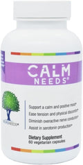 Neuro Needs CalmNeeds® Promote Calm and Positive Mood - Formula Contains Vitamins B6, Magnesium, L-theanine, 5-HTP, and GABA, 60 Veggie Capsules