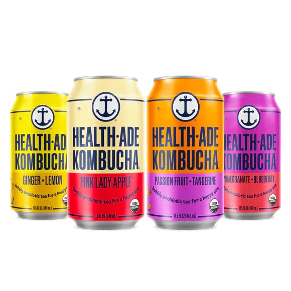 Variety Pack of Four Fab Flavors in Cans by Health-Ade