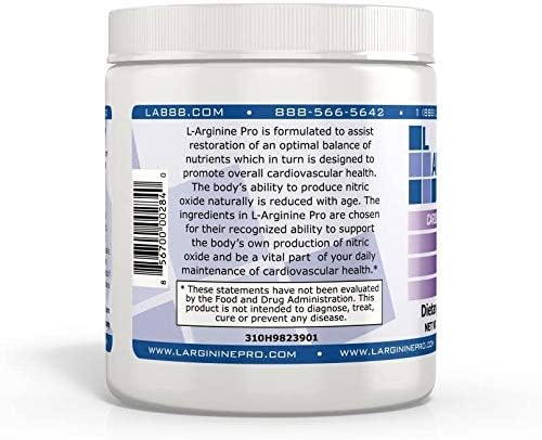 L-ARGININE PRO | 5,500mg L-Arginine Plus L-Citrulline 1,100mg Orange & Grape Powder Drink Mix Supplement for Increased Nitric Oxide Production