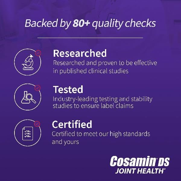 Nutramax Laboratories Cosamin® DS Joint Health Supplement with Glucosamine & Chondroitin for Adult Men & Women, Joint Supplement, 210 Capsules