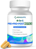 Probiotics Women Men Gut Health: Digestive Health Immune Support Bloating Relief Shelf Stable Strains 35B CFUs per Capsule Complex with Prebiotics Postbiotics Quercetin & Curcumin Dietary Supplement