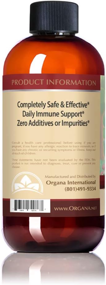 Organa Nano Colloidal Silver 8 oz (100 PPM)- The Best Colloidal Silver - Colloidal Minerals