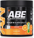 All Black Everything Pre-Workout Powder | Preworkout Energy Drink Mix | 350mg Caffeine | Beta Alanine & Citrulline | Energy Supplement for Men & Women | Tang Orange | 30 Servings