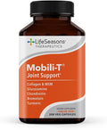 LifeSeasons Mobili-T - Joint Support Supplement - Reduce Inflammation & Aches - Increase Range of Motion - Rebuild Tissue & Cartilage - MSM Chondroitin Collagen Glucosamine & Turmeric - 208 Capsules