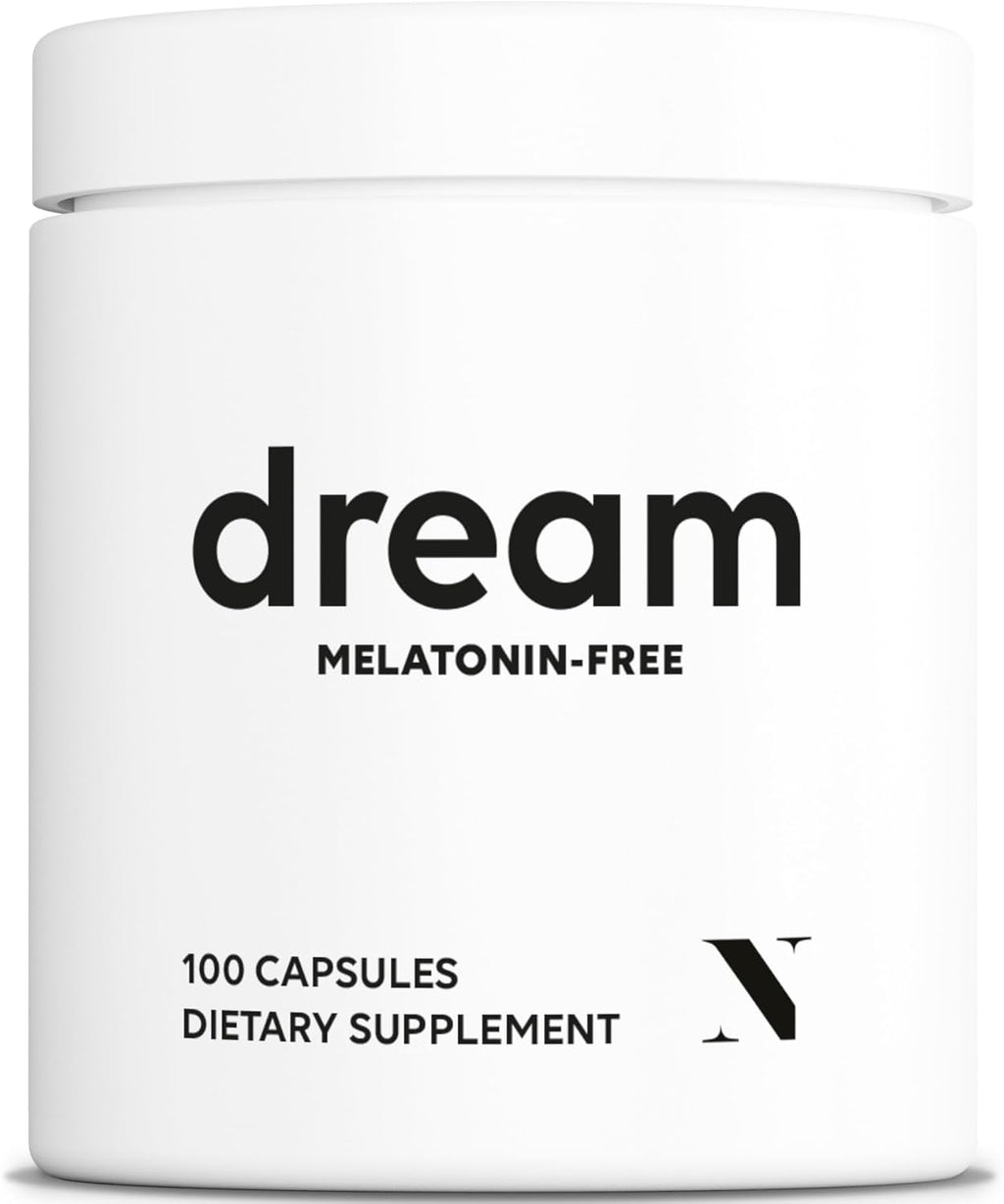 Newt's Sleep Aid | Magnesium Threonate, Apigenin & Theanine | Natural Melatonin-Free Non-Habit Forming Sleeping Pills for Deep Sleep Super Calm & Stress Relief | 100 Capsules for All Ages | Dream