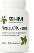 NeuroNovum Cognitive Support Capsules, 30 Count, with Plant Cell-Cultivated Sage & Lemon Balm, Brain Health Supplement for Focus, Memory and Mental Clarity