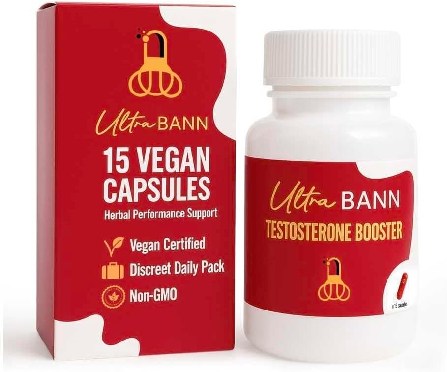 Zest Of Moringa Ultra Bann - Natural Male Vitality Supplement | Herbal Stamina & Energy Booster with Horny Goat Weed, Tongkat Ali, Saw Palmetto & Sarsaparilla | 15 Capsules
