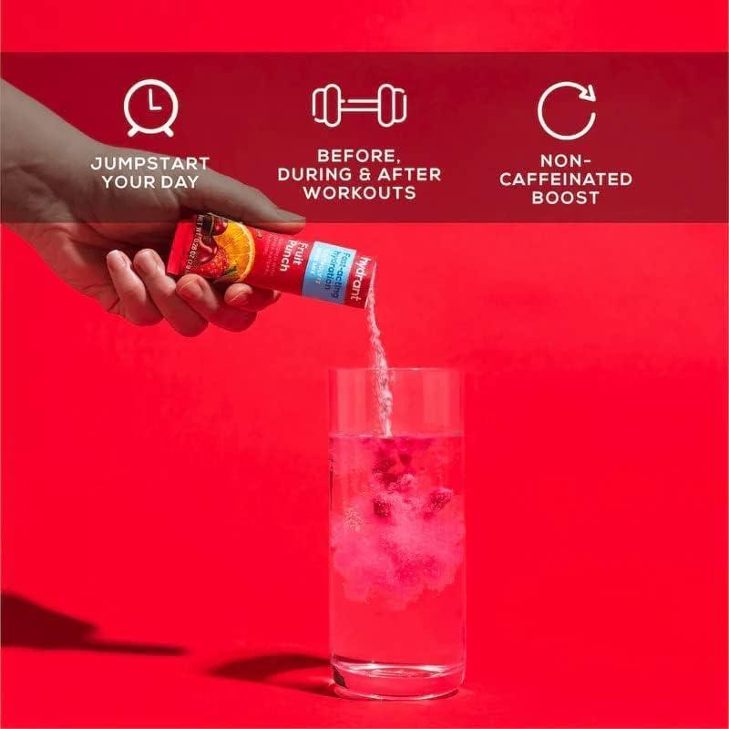 HYDRANT Hydrate Variety 30 Stick Packs, Electrolyte Powder Rapid Hydration Mix, Hydration Powder Packets Drink Mix, Helps Rehydrate Better Than Water