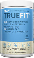 TrueFit Gut Healthy Protein Powder, Grass-Fed Whey Meal Replacement Shake with Prebiotics, Probiotics, & Organic Superfoods, Keto, Gluten Free 1.85 lbs