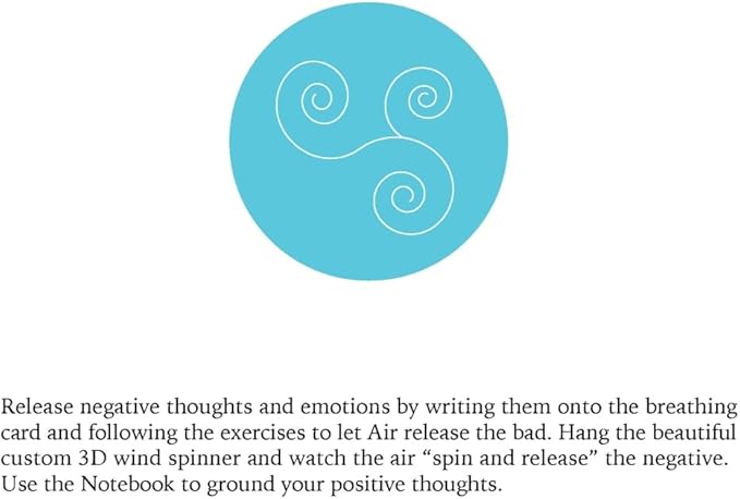 The Air Kit - Breathe Away Negative Thoughts for Stress Relief and Healing - Give The Gift of Peace of Mind - Self Care Kit by Two Sage Sisters