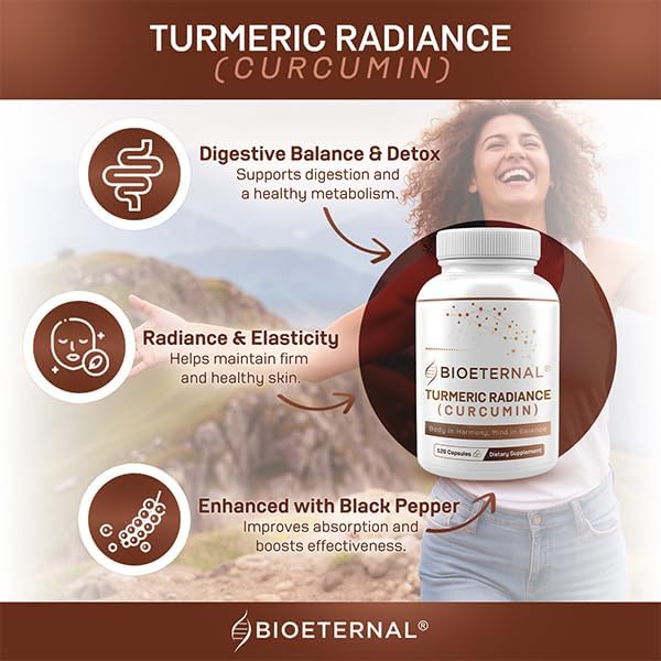 Turmeric Radiance Curcumin, 120 Capsules