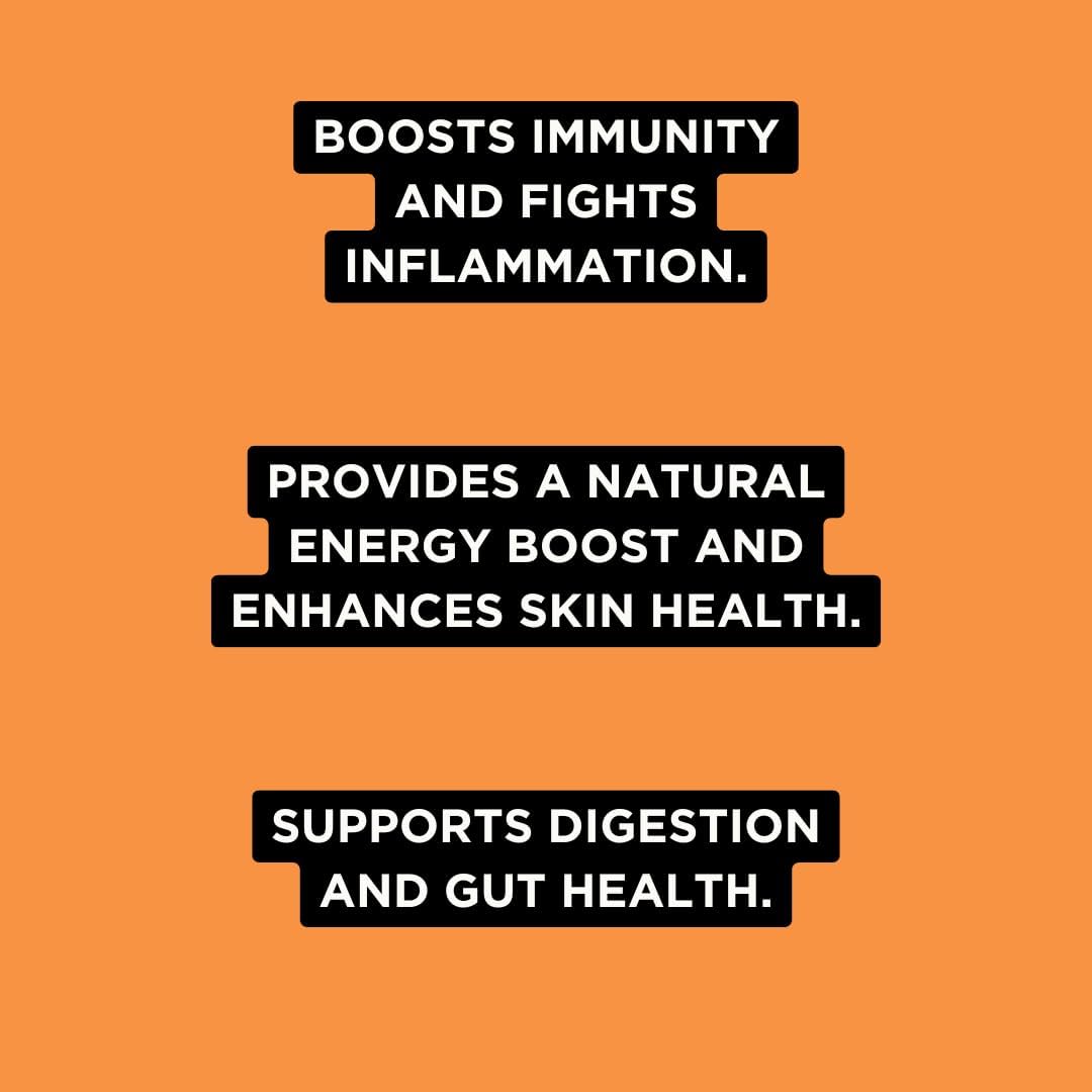 Ginger Turmeric and Carrot Shots (Vegan/12x60ml) | Fresh & Fiery Ginger Shots for Immune Support | Boosts Energy | 100% Natural/No Nasties | Rich in Antioxidants | Packed with Vitamin C