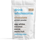 drink wholesome Chocolate Egg White Protein Powder | for Sensitive Stomachs | Gut Friendly | Additive & Dairy Free | No Artificial Sweeteners | No Bloating, Farts or Gas | No Constipation or Diarrhea
