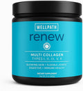 WellPath Multi Collagen Peptides Powder for Women | Renew Multi Collagen Protein for Hair, Nails, Skin | Hydrolyzed Bovine, Marine, & Chicken Sources | Types I, II, III, V, X | 11 oz | 40 Servings