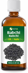 Salvia Babchi Oil (Psoralea Corylifolia) 100% Pure & Natural Undiluted Uncut Cold Pressed Carrier Oil | Use for Aromatherapy | Therapeutic Grade (100ml (3.38 Ounce))